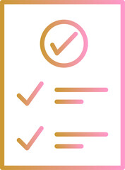 Check-Up List Vector Icon