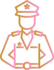 Police Man Vector Icon
