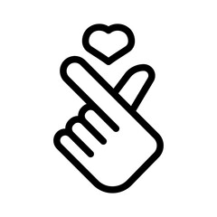 Love hand sign Icon
