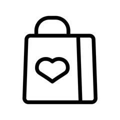 Shoping Valentine Icon