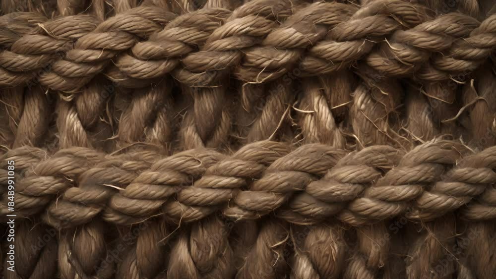 Poster the weathered strands of this rope create a maze of texture their uneven and tangled appearance show