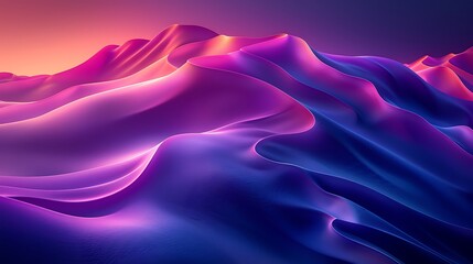 Obraz premium An abstract background featuring layered ellipses creating a sense of motion, shades of purple and pink, hd quality, digital rendering, high contrast, geometric design, modern aesthetic.