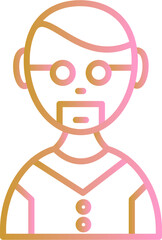 Male Professor Vector Icon