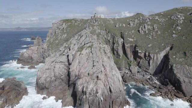Cabo Prior, Ferrol. Plano con dron, grabado con un AIR 2S en perfil logar&iacute;tmico