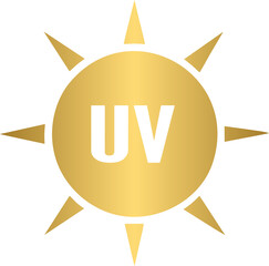 Golden UV icon