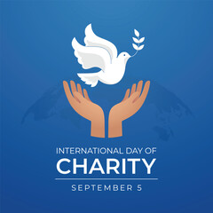 vector graphic of International Day of Charity ideal for International Day of Charity celebration.