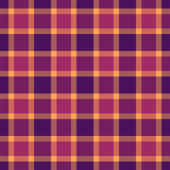 Plaid check fabric of vector background pattern with a texture tartan seamless textile.