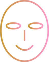 Ancient Face Mask Vector Icon