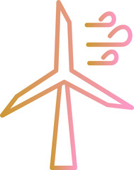 Windmill Vector Icon