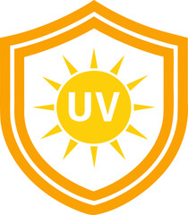 UV sun protection icon