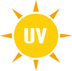 UV sun protection icon