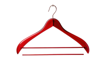 Scarlet Elegance: A Dance of Contrast on a Clear PNG or White Background.