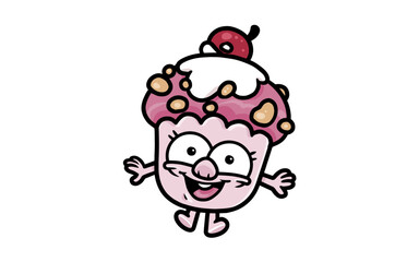 Smile Cupcake Character RG