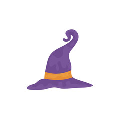 Purple Halloween Witch Hat