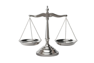 Equilibrium Dance of the Metal Balance on a Clear PNG or White Background.