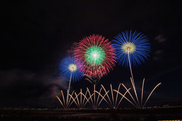 日本の有名な長岡花火大会