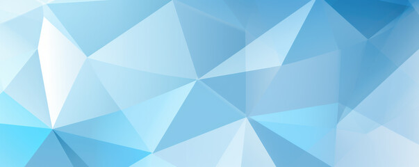 Fototapeta premium Abstract background for an innovation program proposal with combination of white and light blue colour in geometrical design