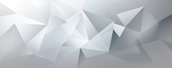 Abstract background for an innovation program proposal with combination of white and light grey colour in geometrical design