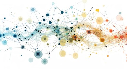 A network graph illustrating interconnected financial relationships between various entities, with nodes and edges representing connections.