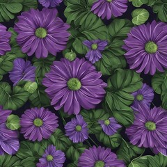 Obraz premium pattern with pink flowers