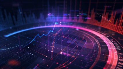 A radar chart comparing financial ratios and key performance indicators (KPIs) across different time periods.