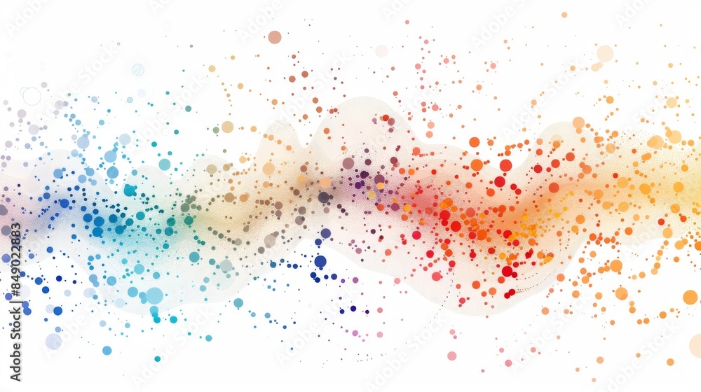 Poster A scatter plot graph depicting the correlation between two financial variables, with data points forming a clear pattern.