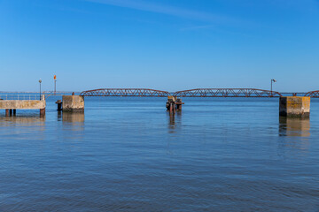 Fototapeta premium Pier by the Tagus river