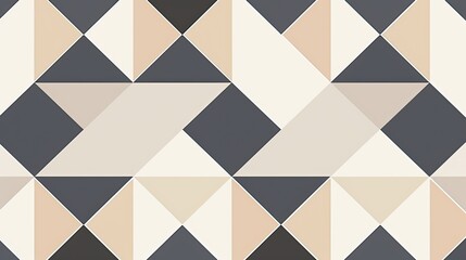 Geometric Pattern with Neutral Tones