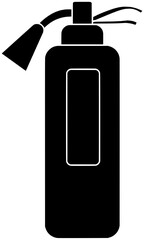 firefighter illustration fireman silhouette emergency logo equipment icon firefighting outline firemen fire hydrant helmet safety hero danger protection fighter shape flame department shoes for vector