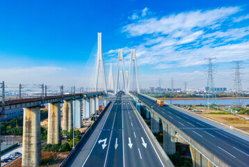 Obraz premium Qingshuipu Bridge, Ningbo City, Zhejiang Province, China