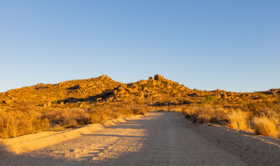 Arid landscape in the Namaqualand region of South Africa