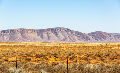 Arid landscape in the Namaqualand region of South Africa