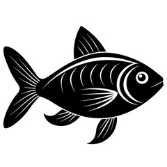 fish vector silhouette illustration svg file