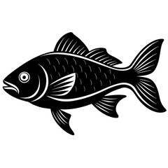 fish vector silhouette illustration svg file