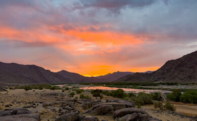 Arid landscape in the Richtersveld National Park