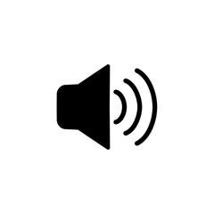 Speaker icon set. volume icon vector. loudspeaker icon vector. sound symbol