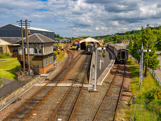 Bo'Ness and Kinneil Steam Railway Main yard