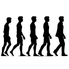 People silhouette Vector 