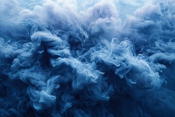 Ethereal Ink: Swirling Patterns in Water, Creating Flowing Beauty