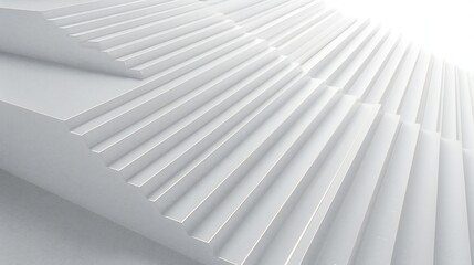 White geometric lines on a light grey background, minimalist and structured, conveying a sense of balance and harmony.