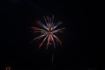 日本の夏の花火