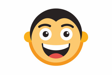 Smiling Face Icon Vector on White Background,smiling face, icon, vector, white background, emoticon, symbol, happy, joyful, expression, 