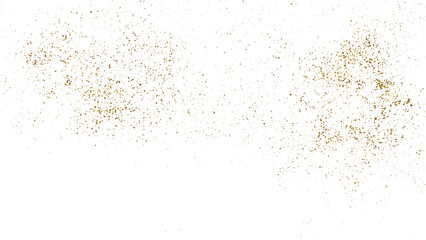 Golden paint brush stroke glittering texture