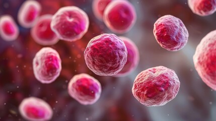 Streptococcus pyogenes bacteria. 3D computer illustration of Streptococcus pyogenes, or group-A Streptococcus, bacteria. S. pyogenes is a gram-positive spherical (coccus) bacteria