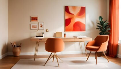 white and gold theme modern interior