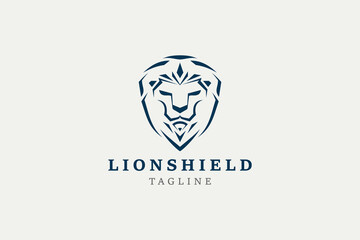 Lion Shield Logo Design