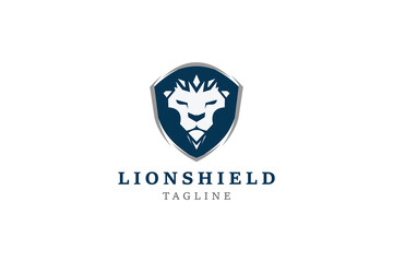 Lion Shield Logo Design