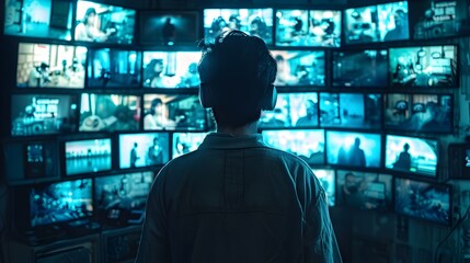 Hacker Monitoring Live Security Feeds to Coordinate Synchronized Cyber Attack