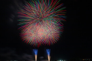 名古屋港の夏花火