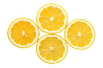 Obraz premium Dancing Citrus Delights on a Clear PNG or White Background.